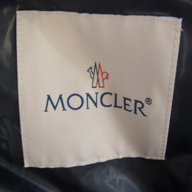 MONCLER モンクレール H10911A00081 Vaugirard Logo Hooded Jacket ナイロン ジャケット ネイビー系 3【中古】