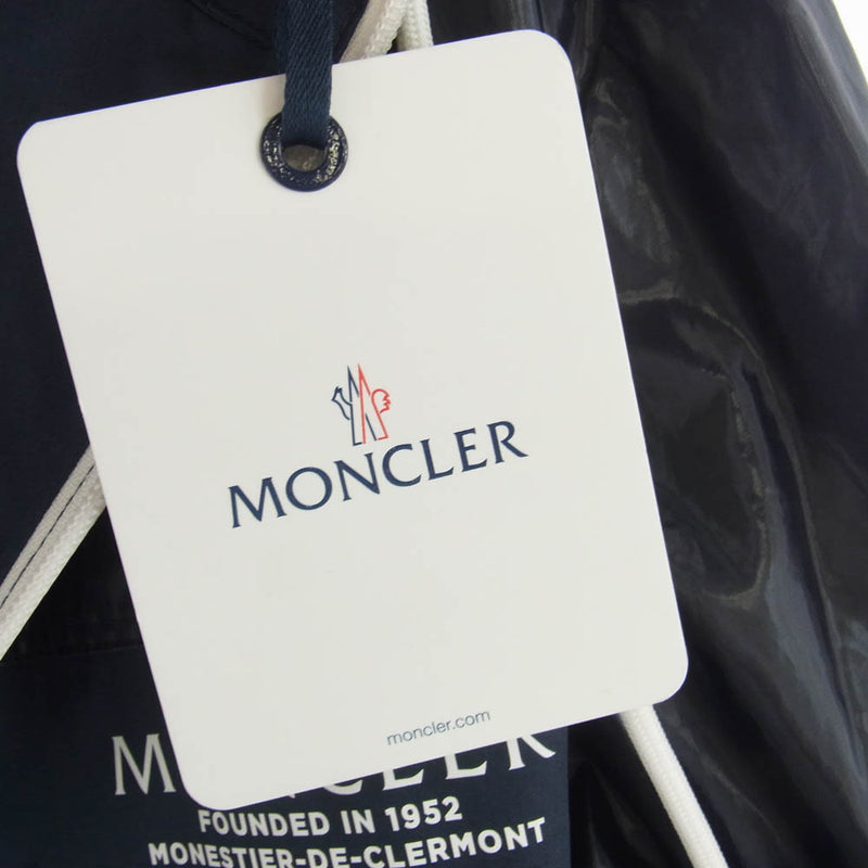 MONCLER モンクレール H10911A00081 Vaugirard Logo Hooded Jacket ナイロン ジャケット ネイビー系 3【中古】