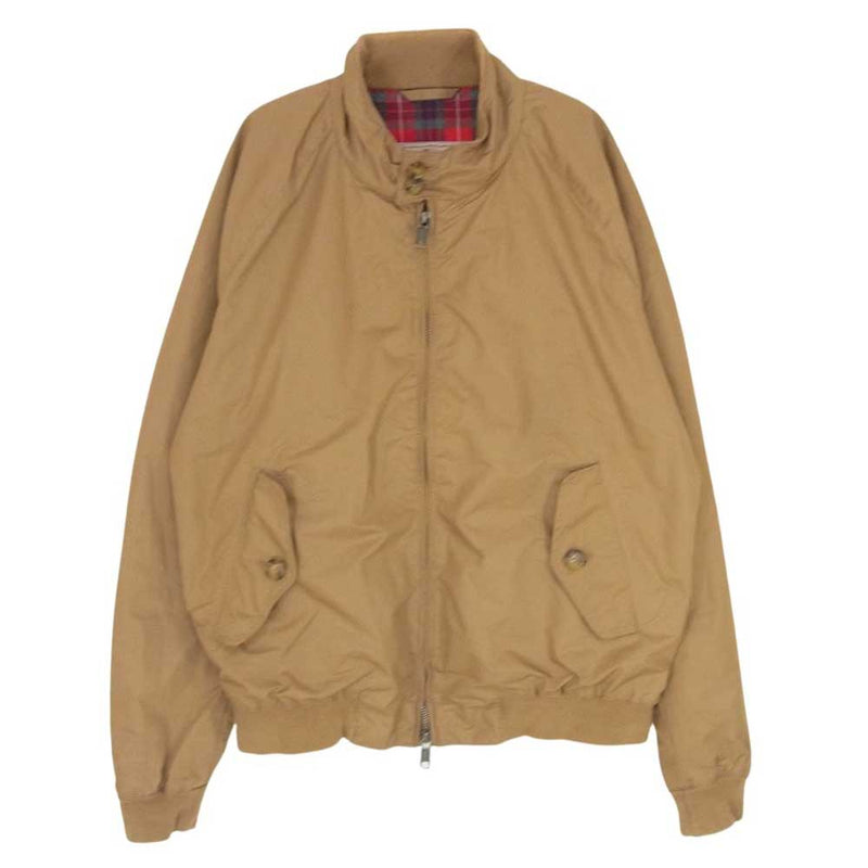 BARACUTA バラクータ 1701183 ナイロン ジップアップ ジャケット スウィングトップ ベージュ系 40【中古】