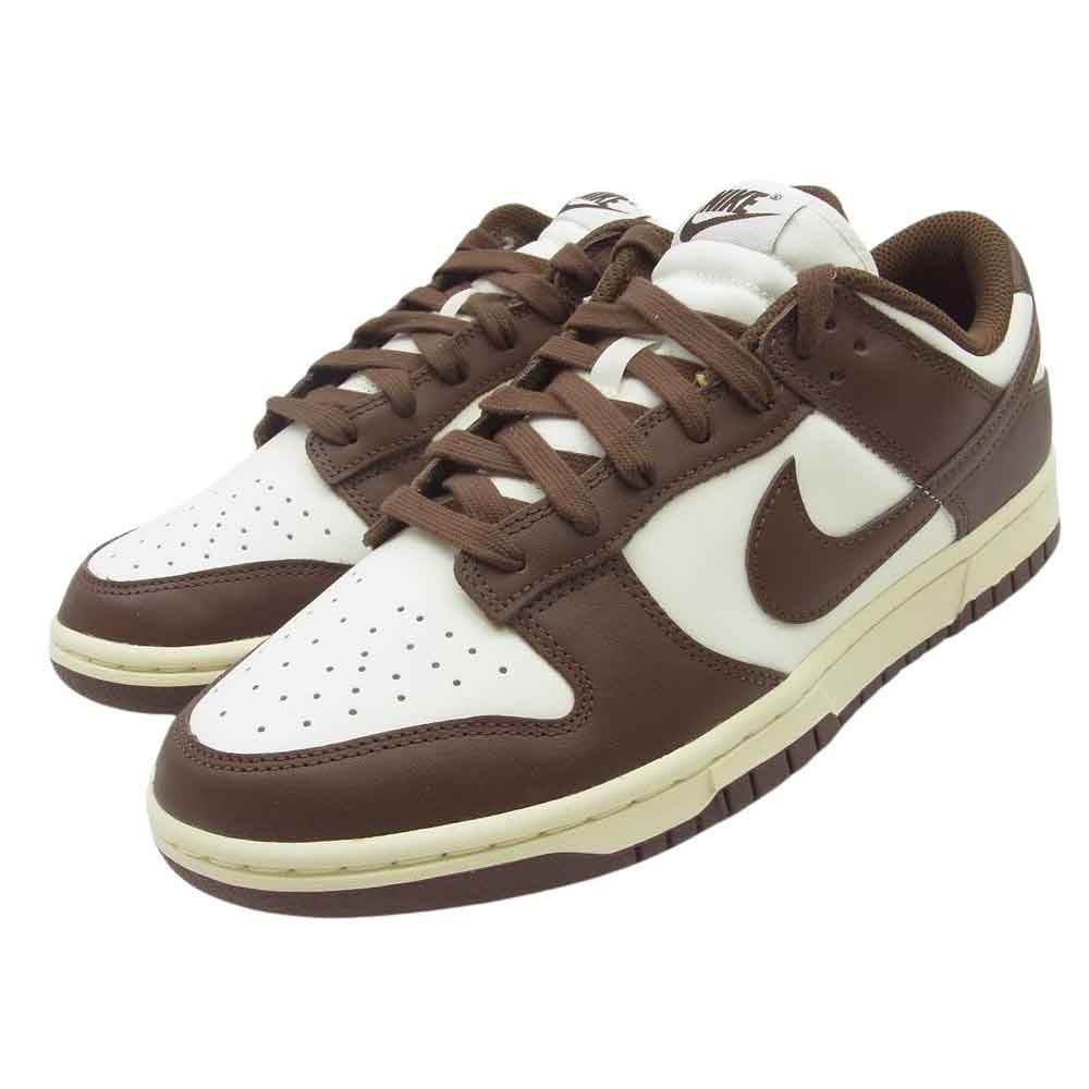 NIKE ナイキ DD1503-124 Womens Dunk Low Sail Cacao Wow ウィメンズ ダンク ロー スニーカー ブラウン系 ホワイト系 27cm【極上美品】【中古】