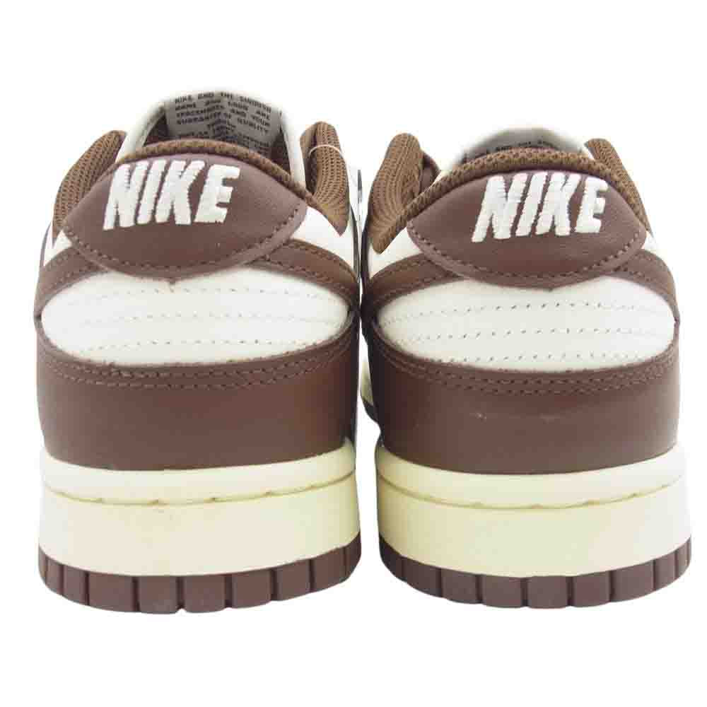 NIKE ナイキ DD1503-124 Womens Dunk Low Sail Cacao Wow ウィメンズ ダンク ロー スニーカー ブラウン系 ホワイト系 27cm【極上美品】【中古】