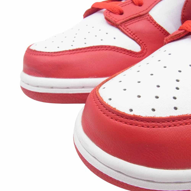 NIKE ナイキ CU1727-100 Dunk Low SP White and University Red ダンク ロー SP ホワイト アンド ユニバーシティレッド スニーカー レッド系 26.5cm【極上美品】【中古】