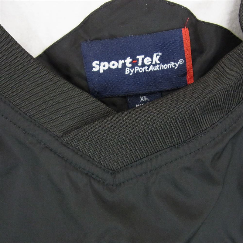 ヴィンテージ sport tek Vネック ナイロン プルオーバー ジャケット ブラック系 XL【中古】