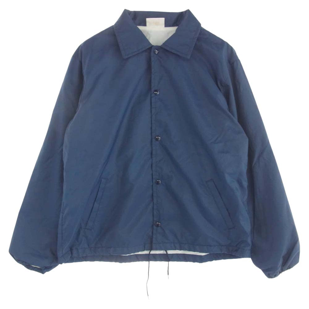ヴィンテージ USA製 great lakes sportswear ナイロン コーチ ジャケット ネイビー系 L【中古】