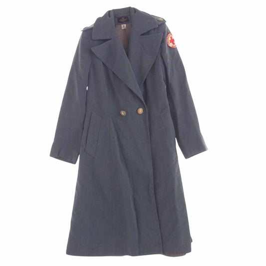 アバクロンビー&フィッチ ヴィンテージ 20s 30s 黒タグ ダブル ロング コート RED CROSS SERVICE グレー系【中古】