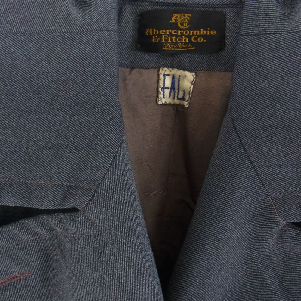 アバクロンビー&フィッチ ヴィンテージ 20s 30s 黒タグ ダブル ロング コート RED CROSS SERVICE グレー系【中古】