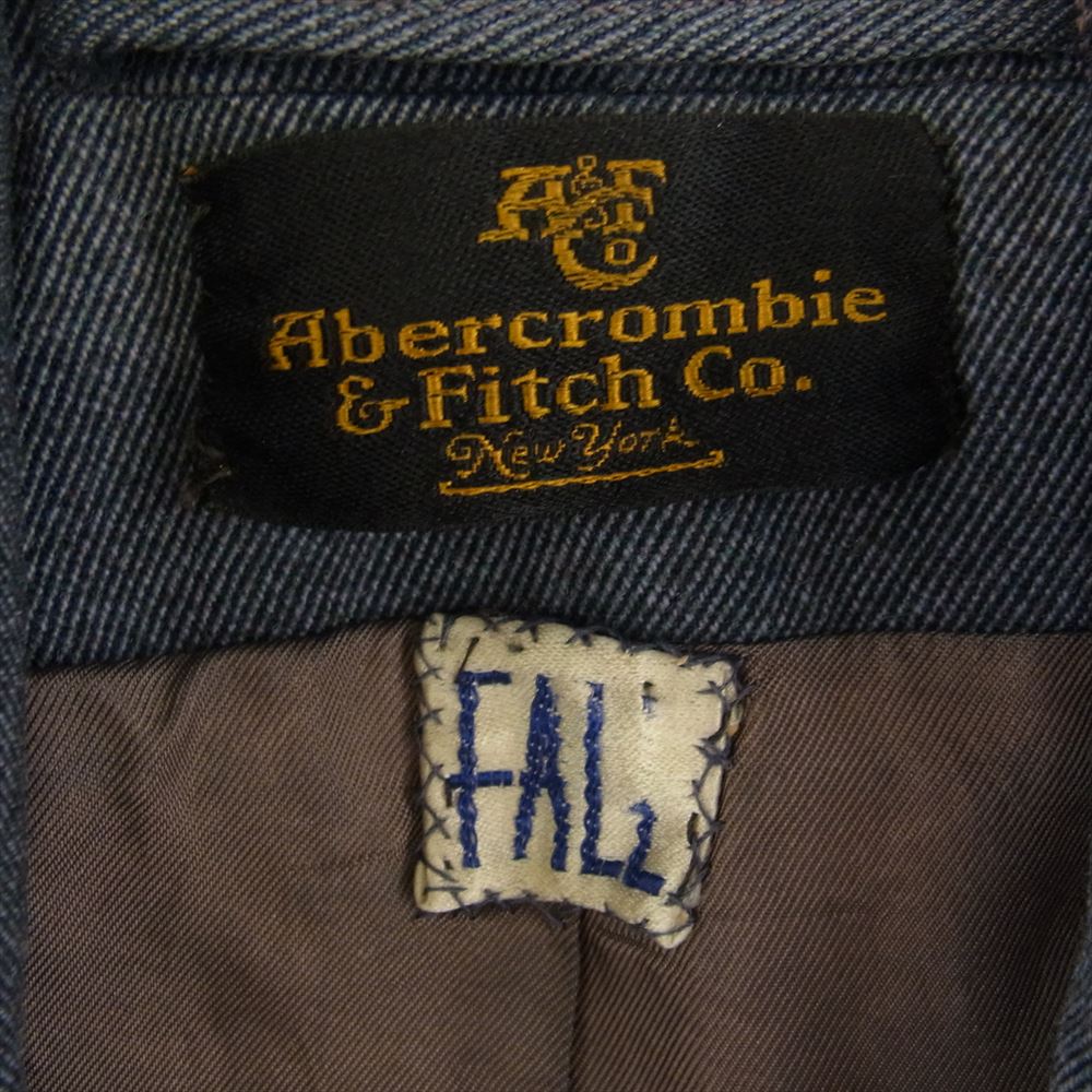 アバクロンビー&フィッチ ヴィンテージ 20s 30s 黒タグ ダブル ロング コート RED CROSS SERVICE グレー系【中古】
