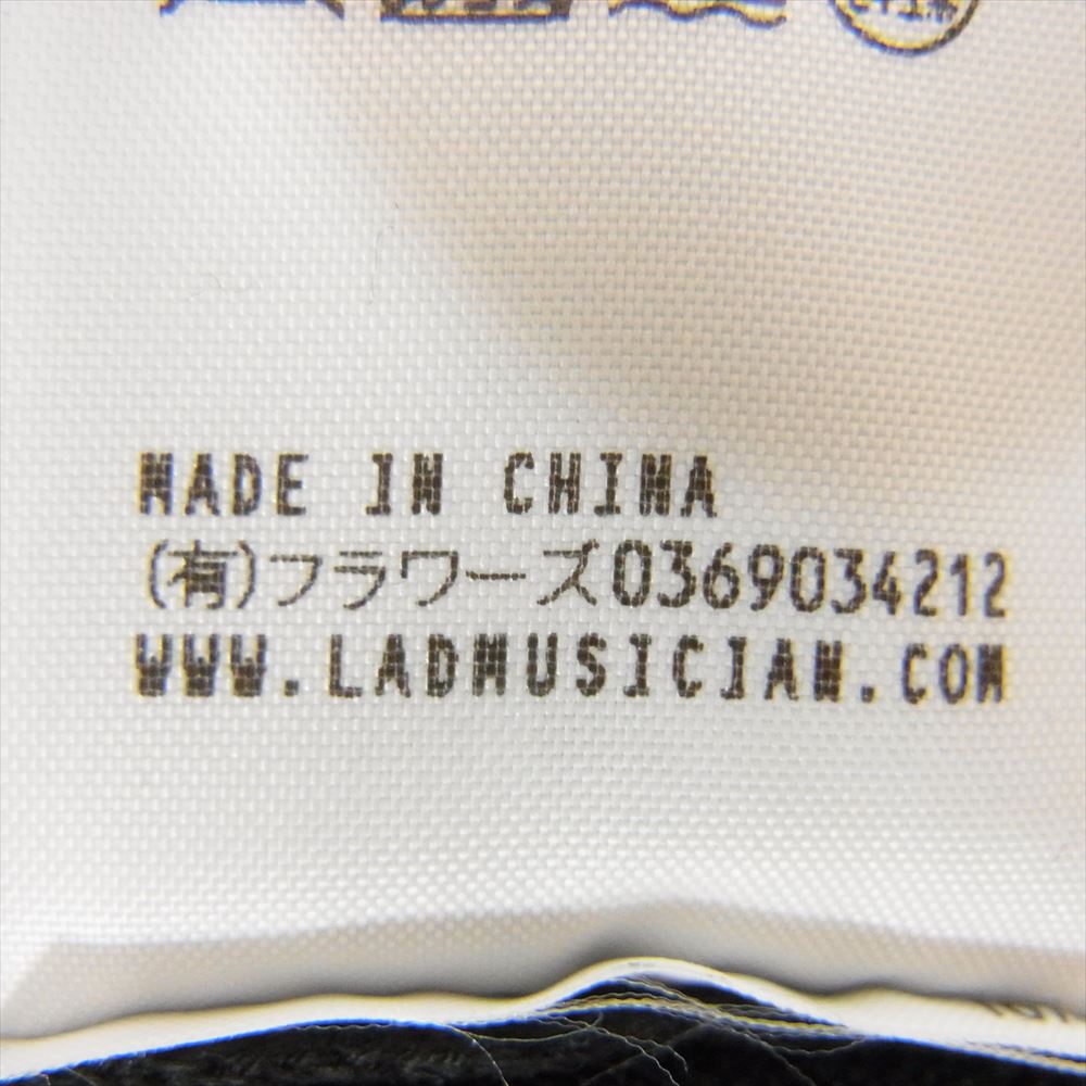 LAD MUSICIAN ラッドミュージシャン 2214-001 コットン カーディガン ブラック ブラック系 44【中古】
