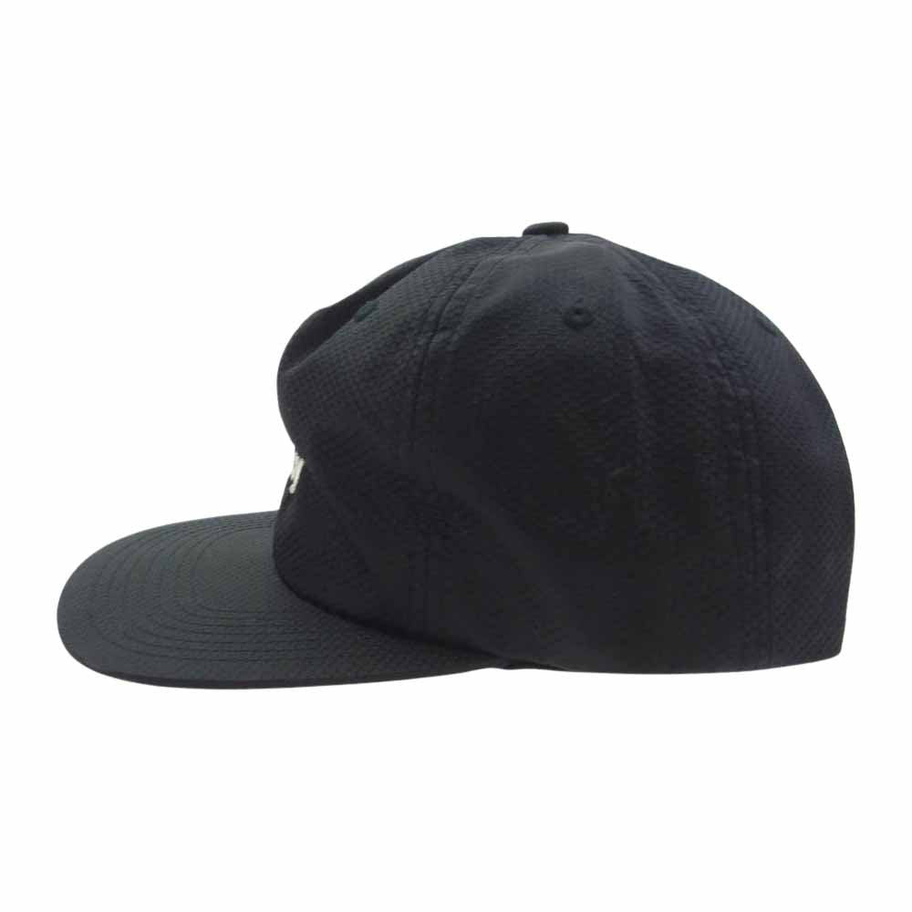 STUSSY ステューシー 刺繍 ロゴ CAP ナイロン キャップ ブラック系