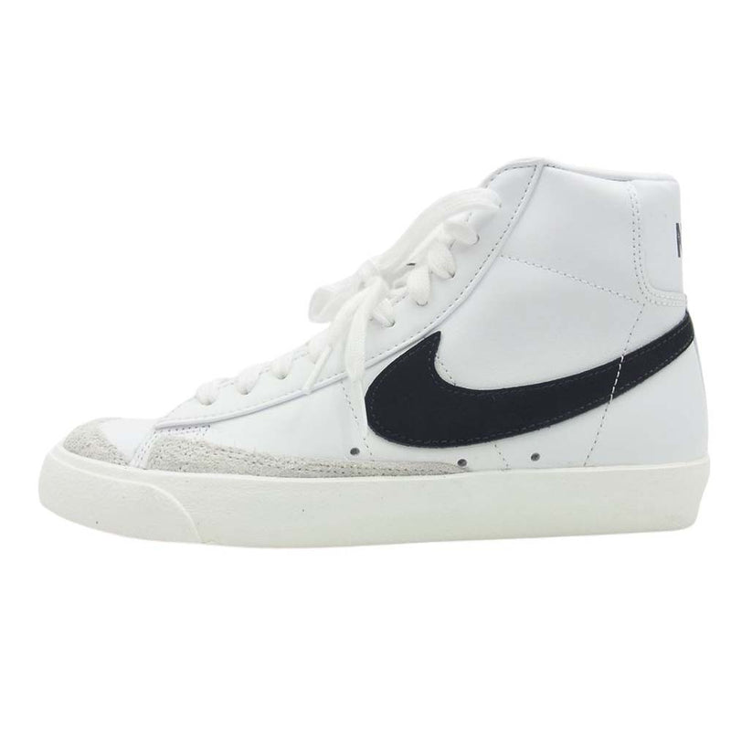 NIKE ナイキ CZ1055-100 WMNS BLAZER MID 77 ブレザー ミッド ハイカット スニーカー ホワイト系 23.5cm【極上美品】【中古】