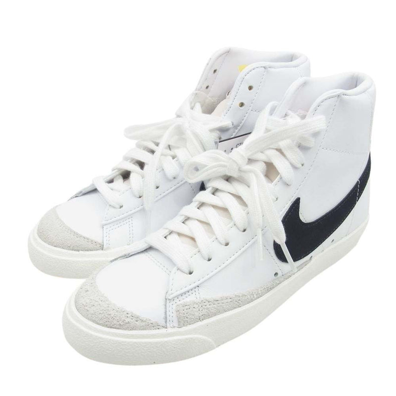 NIKE ナイキ CZ1055-100 WMNS BLAZER MID 77 ブレザー ミッド ハイカット スニーカー ホワイト系 23.5cm【極上美品】【中古】