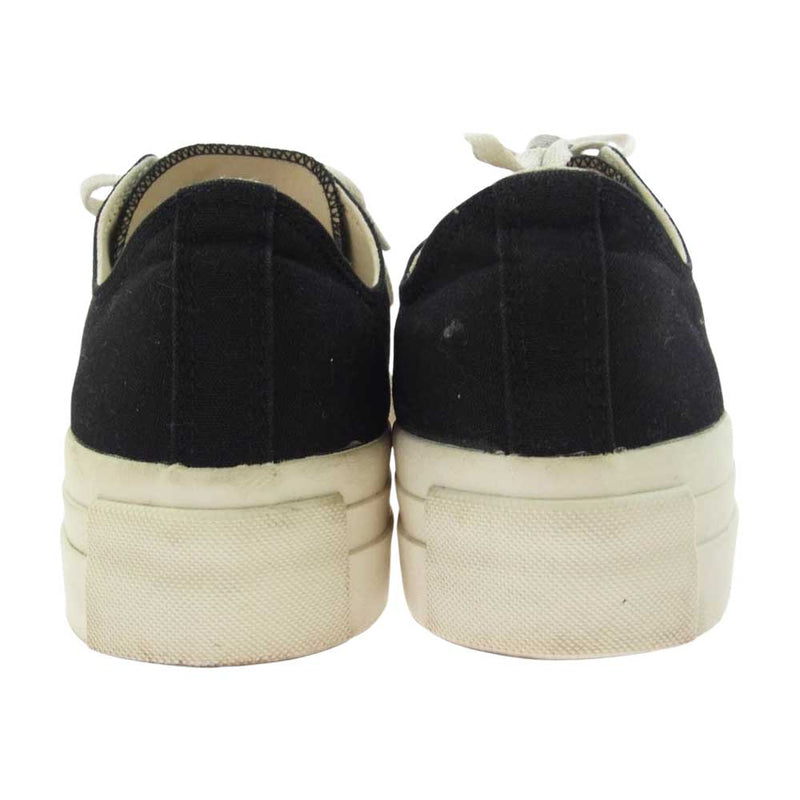 LAD MUSICIAN ラッドミュージシャン 2217-912 CANVAS SNEAKER キャンバス スニーカー ブラック ブラック系 44【中古】