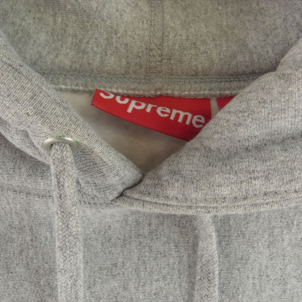 Supreme シュプリーム 18AW Water Arc Hooded Sweatshirt  ウォーター アーチロゴ スウェット パーカー ヘザーグレー グレー系 S【中古】