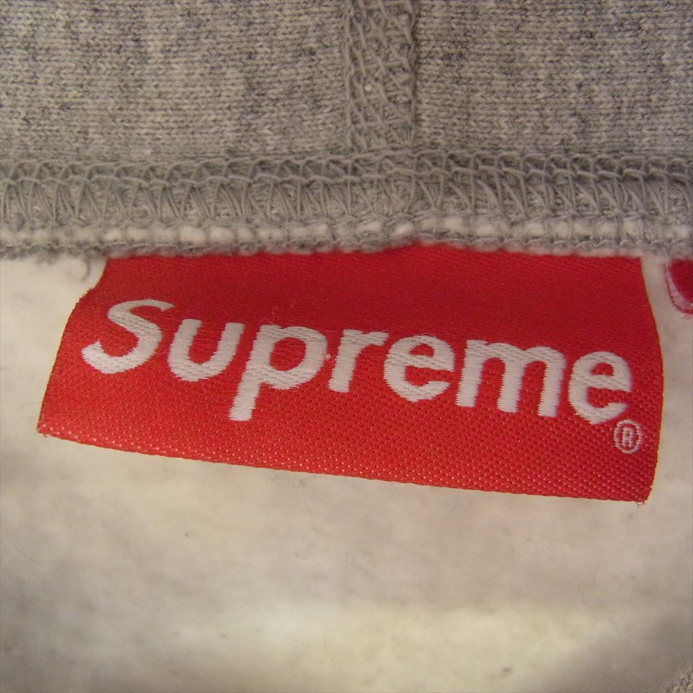 Supreme シュプリーム 18AW Water Arc Hooded Sweatshirt ウォーター アーチロゴ スウェット パーカー ヘザーグレー グレー系 S【中古】