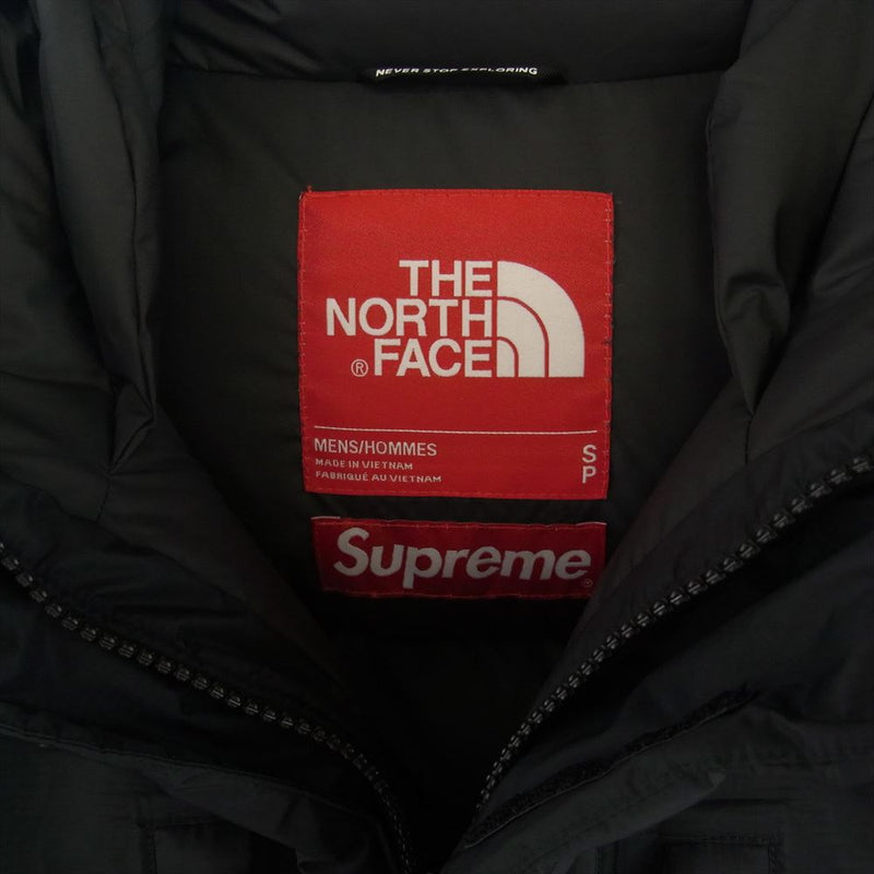 Supreme シュプリーム 22SS ND02201I × THE NORTH FACE Summit Series Rescue Baltoro Jacket  ザ・ノースフェイス サミットシリーズ レスキュー バルトロジャケット ダウン ジャケット ブラック系 S【中古】