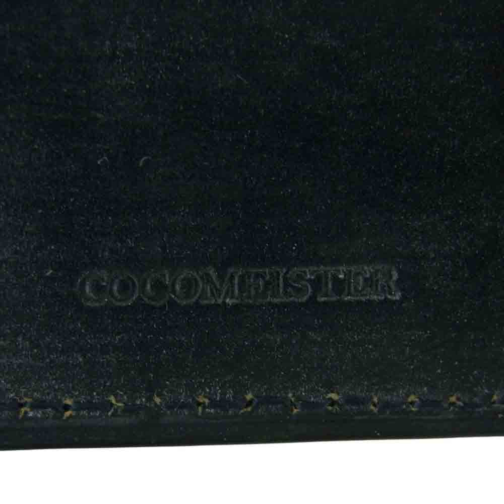 COCOMEISTER ココマイスター ロンドン ブライドル ビーズウイング レザー キーケース ダークネイビー系【中古】