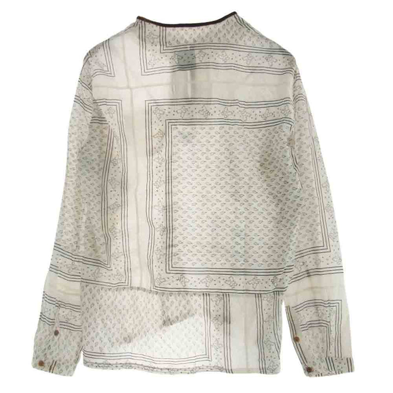 VISVIM ビズビム 121205011010 ICT PO tunic チュニック プルオーバー 長袖 シャツ ホワイト系 2【中古】