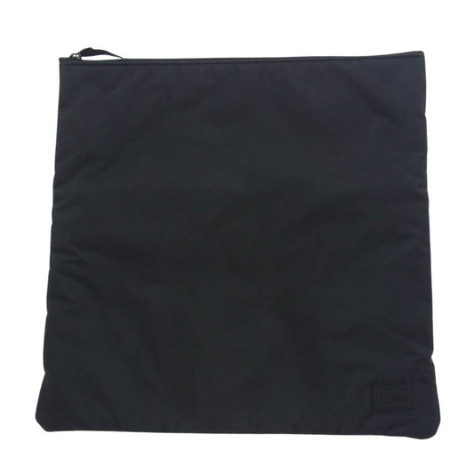 HEAD PORTER ヘッドポーター BLACKBEAUTY ブラックビューティー ジップ クラッチ バッグ ブラック系【中古】
