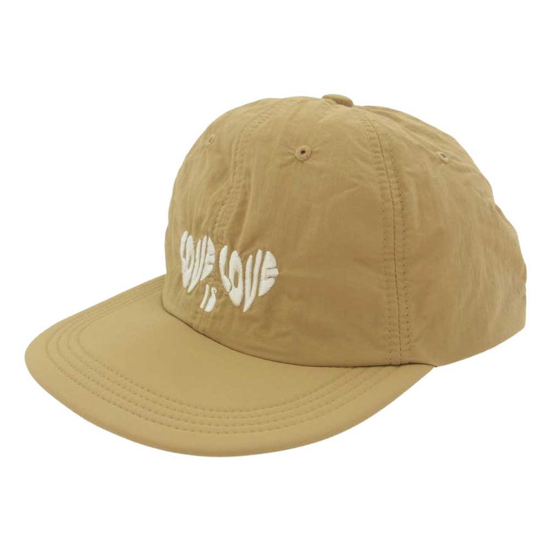 ガーベッジ SOFT BRIM 6 PANEL CAP  LOVE ソフトブリム 6パネル キャップ ベージュ系【極上美品】【中古】