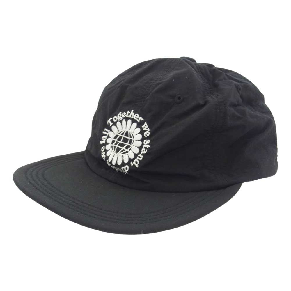 ガーベッジ SOFT BRIM 6 PANEL CAP MOTTO ソフトブリム 6パネル キャップ ブラック系【極上美品】【中古】