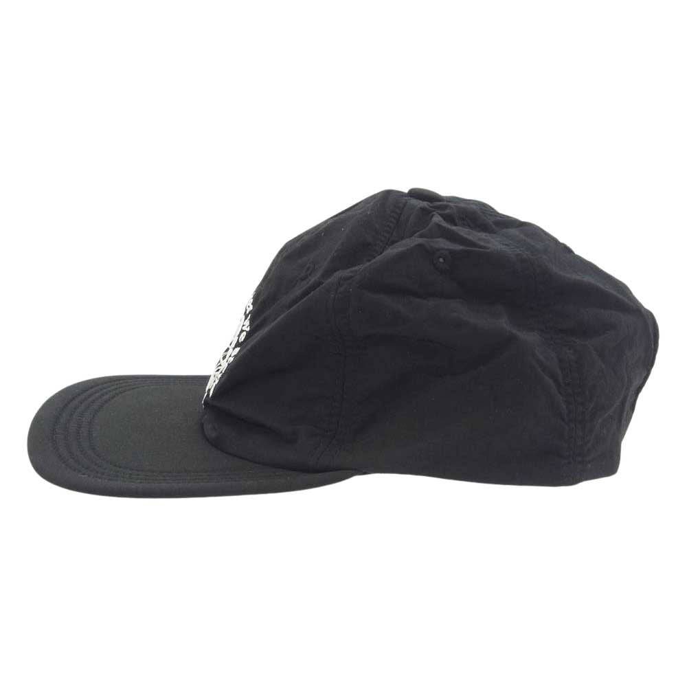 ガーベッジ SOFT BRIM 6 PANEL CAP MOTTO ソフトブリム 6パネル キャップ ブラック系【極上美品】【中古】