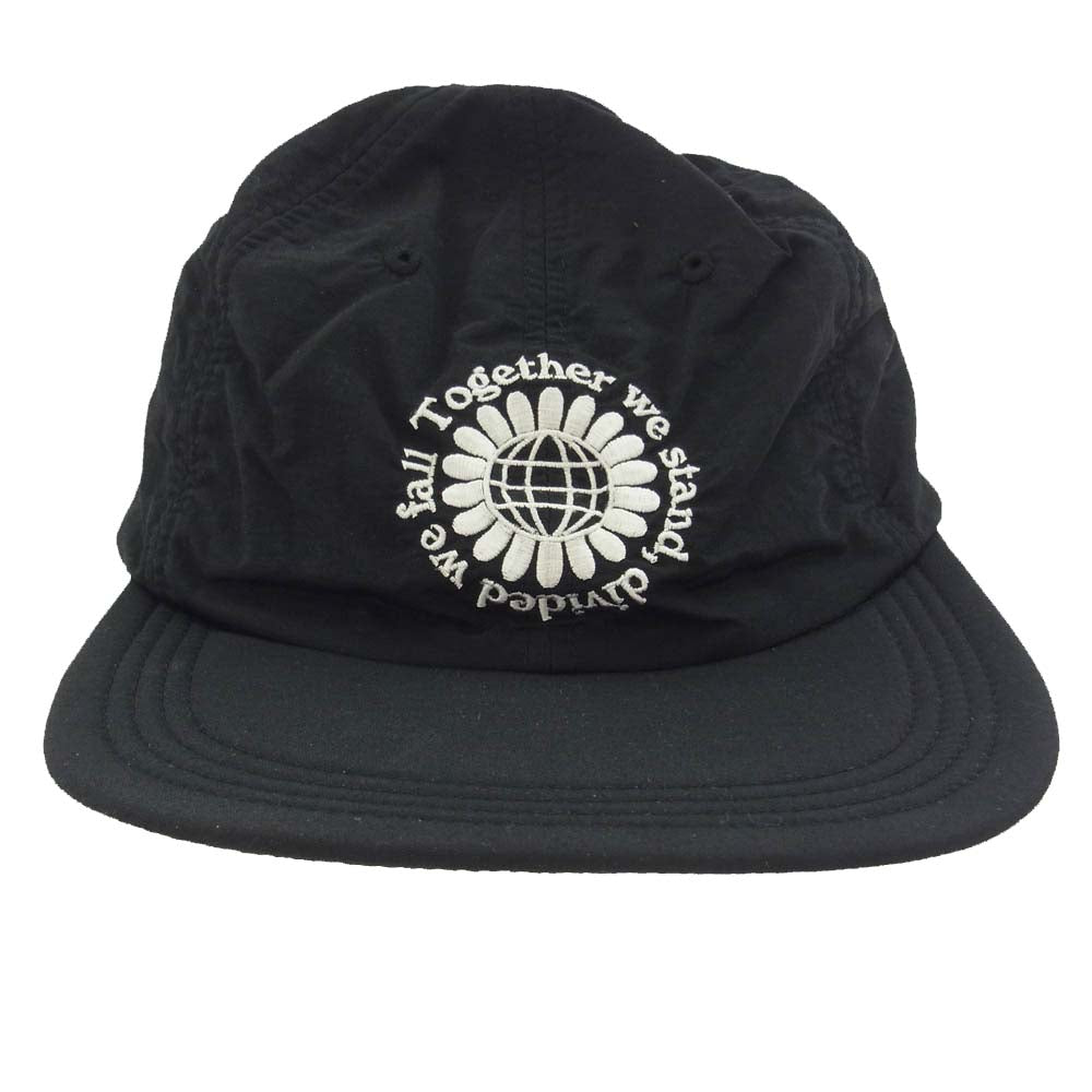 ガーベッジ SOFT BRIM 6 PANEL CAP MOTTO ソフトブリム 6パネル キャップ ブラック系【極上美品】【中古】