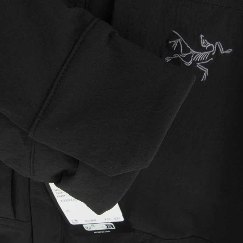 ARC'TERYX アークテリクス 24AW X000008949 Cronin Insulated Overshirt クロニン インサレーテッド オーバー シャツ ジャケット ブラック系 XL【美品】【中古】