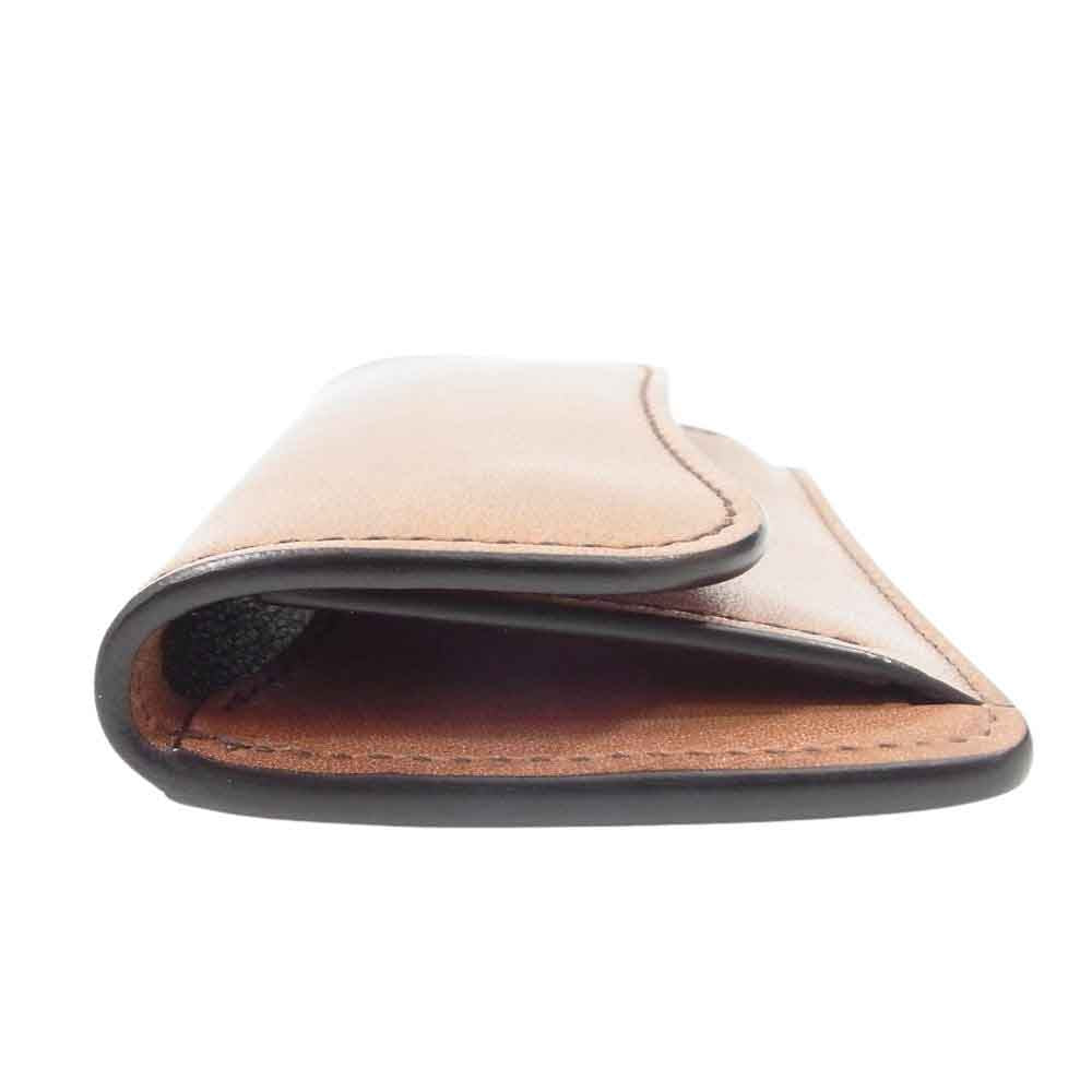 WILDSWANS ワイルドスワンズ Tongue タング サドルプルアップ レザー マルチ コイン ケース ブラウン系【極上美品】【中古】