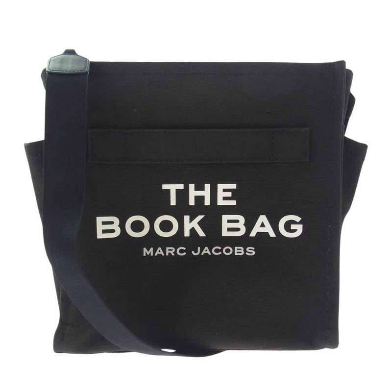 MARC JACOBS マークジェイコブス QC-007641 THE BOOK BAG キャンバス ショルダー バッグ ブラック系【中古】