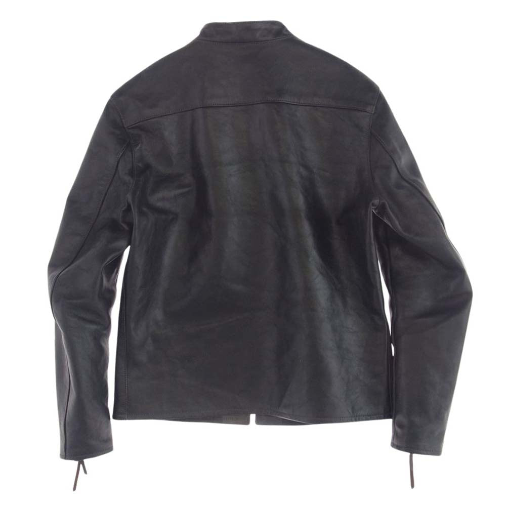 The REAL McCOY'S ザリアルマッコイズ J-100 BUCO ブコ J-100 SINGLE RIDERS JACKET ホースハイド シングル ライダース ジャケット ブラック系 38【中古】