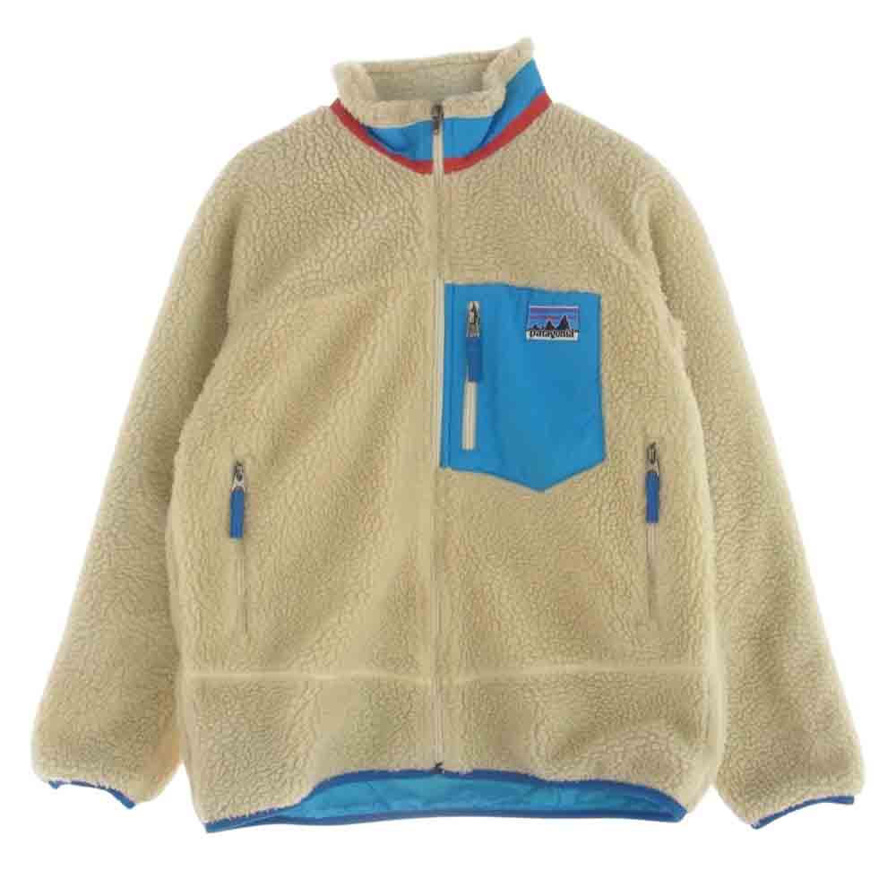 patagonia パタゴニア 12AW 65643 KIDS RETRO-X JACKET キッズ レトロX ボアフリース ジャケット KIDS Ｌ【中古】