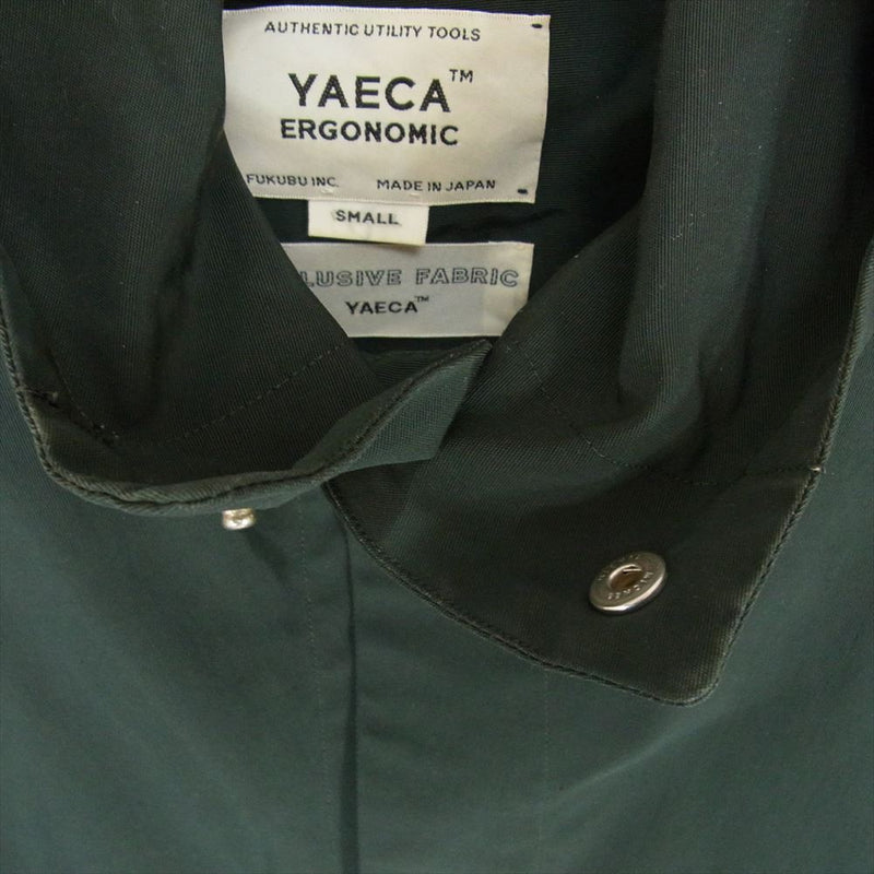 YAECA ヤエカ 14401 60/40 CLOTH HOOD SHIRTS フーデッド シャツ グリーン系 S【中古】