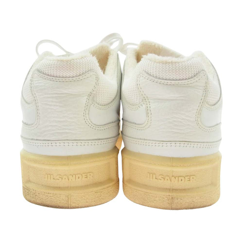 JIL SANDER ジルサンダー BASKET LO SNEAKER バスケット ローカット スニーカー ホワイト系 40【中古】