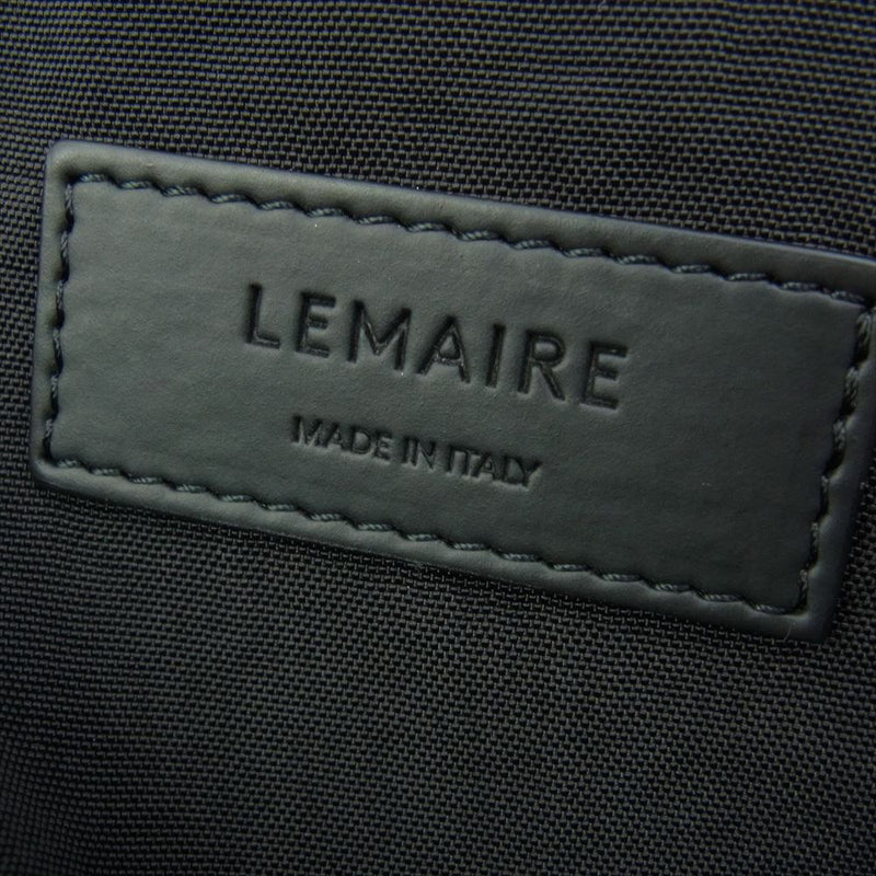 LEMAIRE ルメール BG298 LF845 SOFT GAME BAG LARGE ソフト ゲーム ショルダーバッグ ラージ ブラック系【中古】