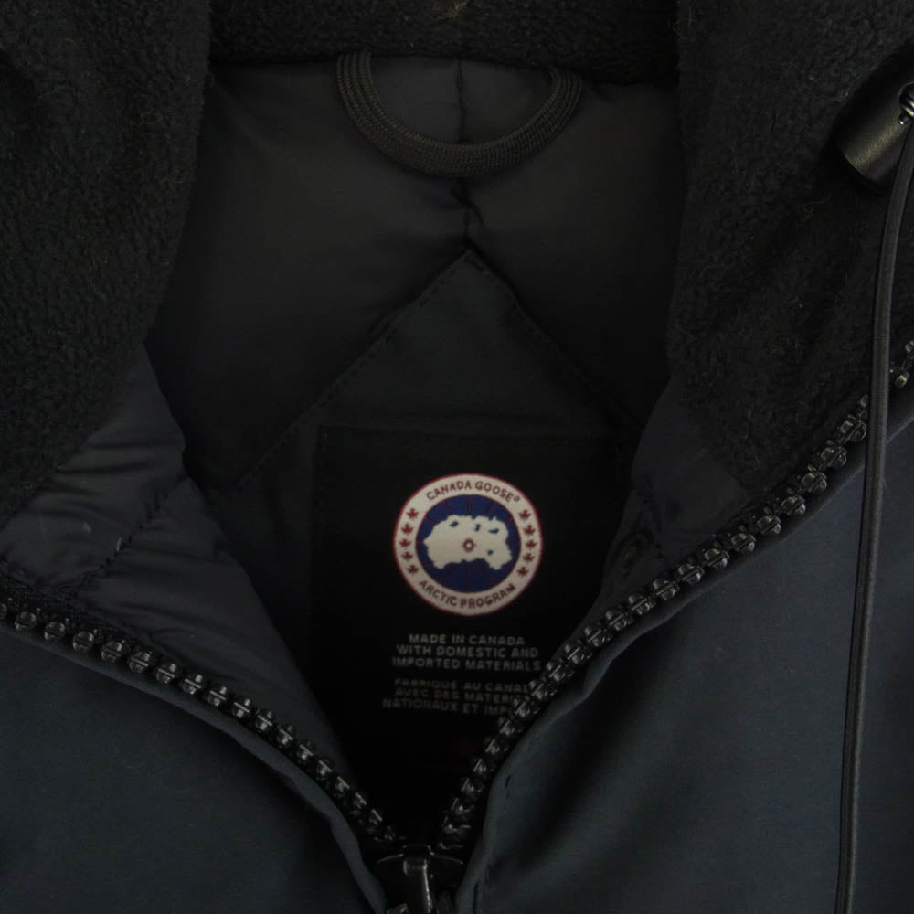 CANADA GOOSE カナダグース 3037LA サザビーリーグタグ 国内正規品 victoria parka ヴィクトリアパーカー ダウンジャケット ネイビー系 XS【中古】