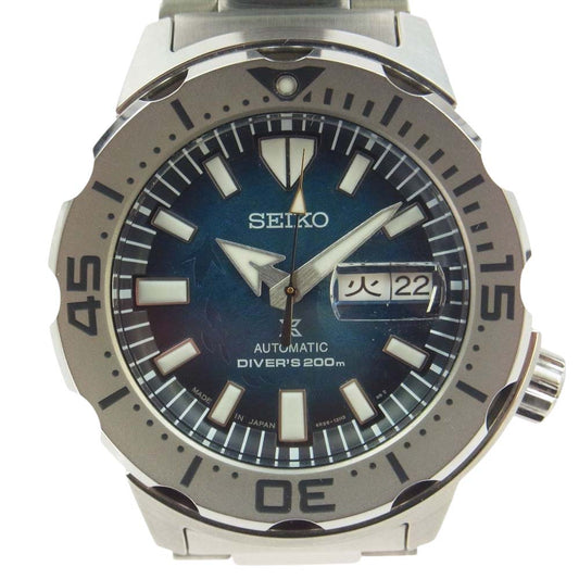 SEIKO セイコー SBDY115 4R36-11D0 Save the Ocean Special Edition PROSPEX プロスペックス ダイバースキューバ ステンレス 自動巻き 200m防水 腕時計 シルバー系【中古】