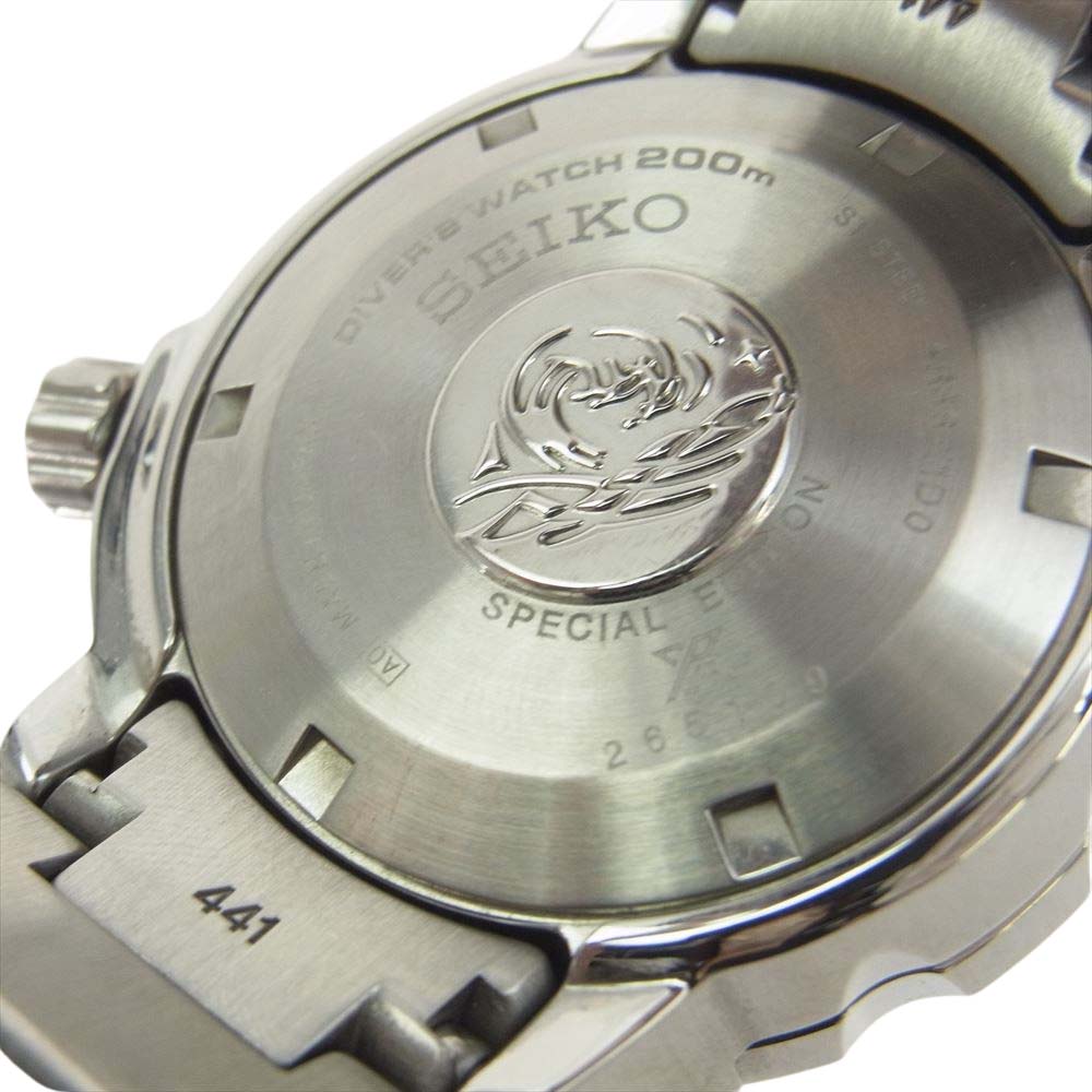 SEIKO セイコー SBDY115 4R36-11D0 Save the Ocean Special Edition PROSPEX プロスペックス ダイバースキューバ ステンレス 自動巻き 200m防水 腕時計 シルバー系【中古】