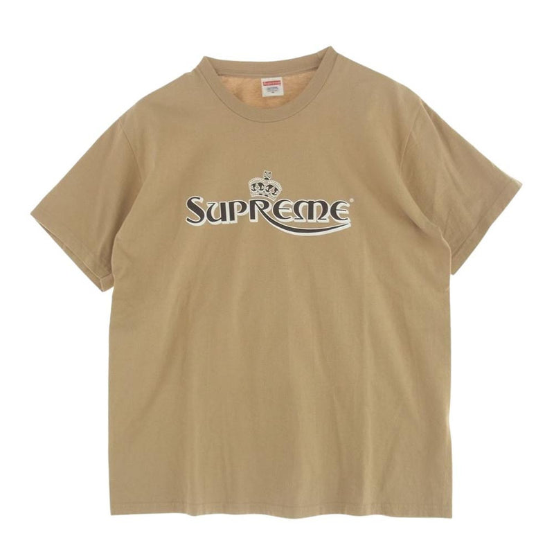 Supreme シュプリーム 23SS Crown Tee クラウン 半袖 Tシャツ ベージュ系 M【中古】