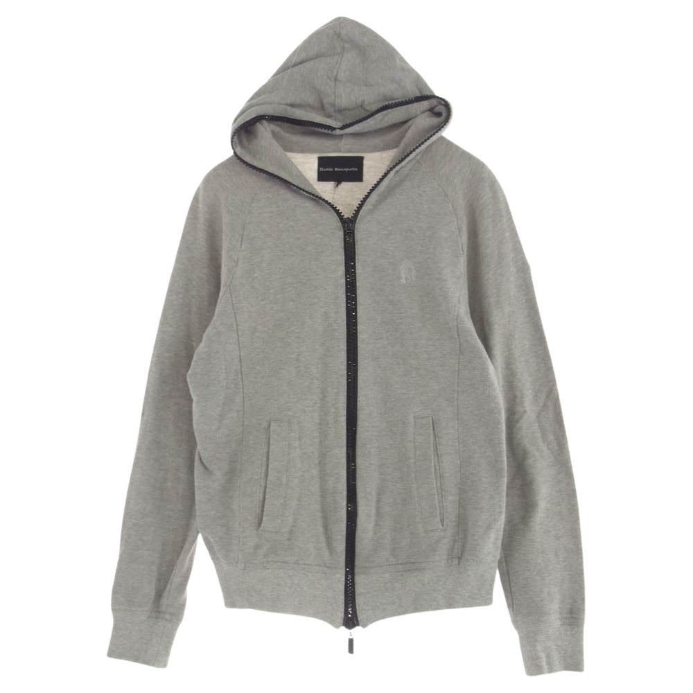 ダルタンボナパルト MICK モチーフ スパンコール フーデッド ラインストーン フルジップ パーカー グレー グレー系 48【中古】
