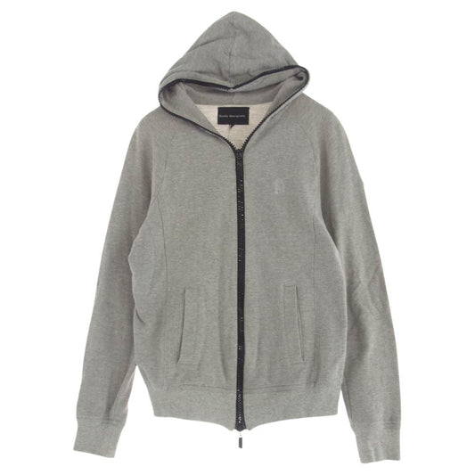 ダルタンボナパルト MICK モチーフ スパンコール フーデッド ラインストーン フルジップ パーカー グレー グレー系 48【中古】