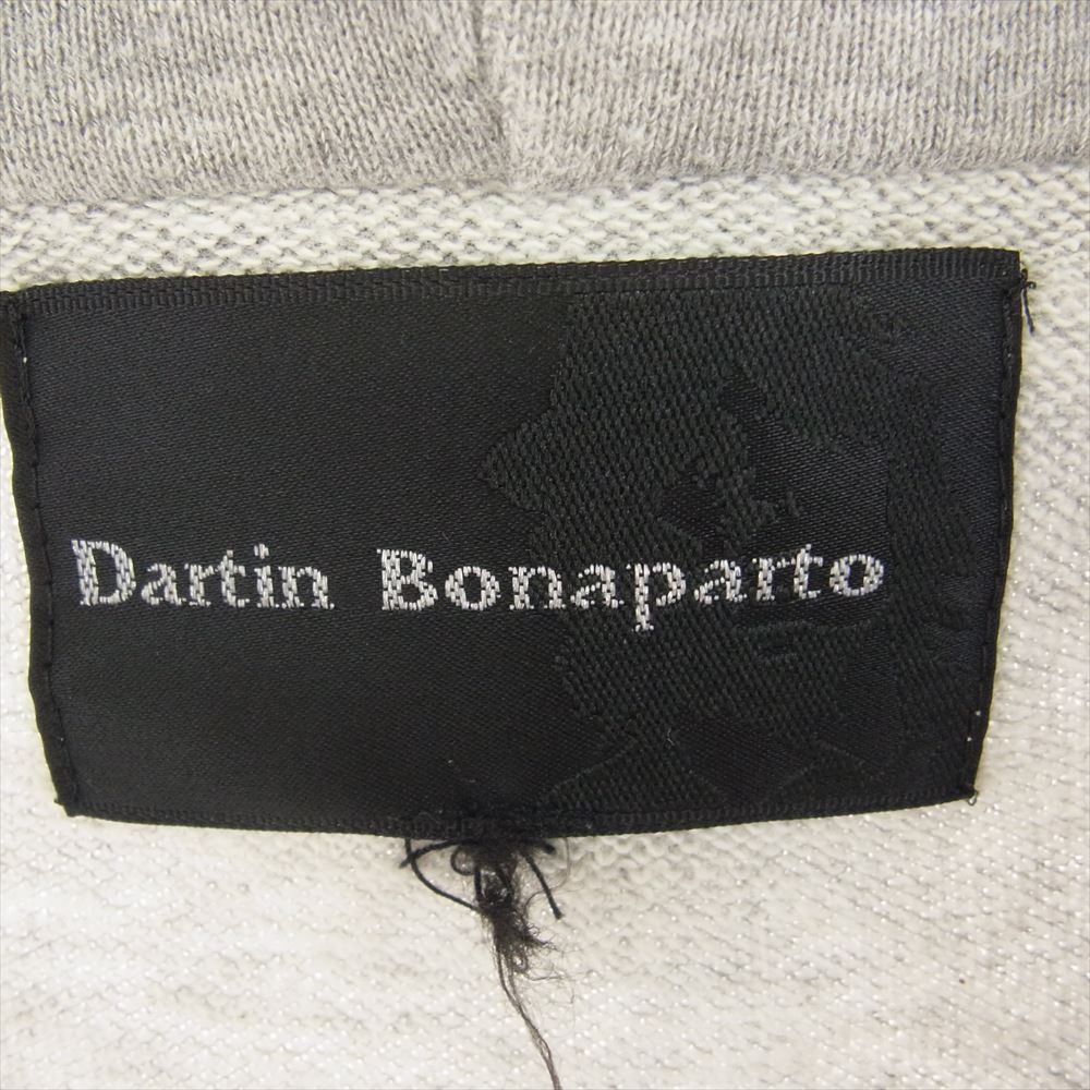 ダルタンボナパルト MICK モチーフ スパンコール フーデッド ラインストーン フルジップ パーカー グレー グレー系 48【中古】