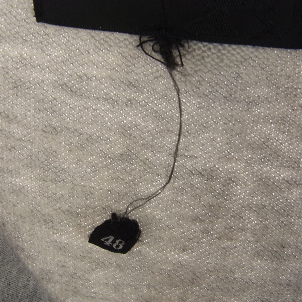 ダルタンボナパルト MICK モチーフ スパンコール フーデッド ラインストーン フルジップ パーカー グレー グレー系 48【中古】