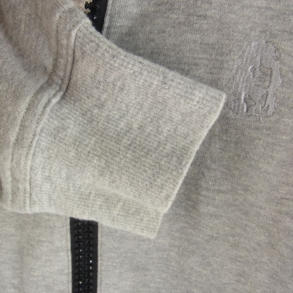 ダルタンボナパルト MICK モチーフ スパンコール フーデッド ラインストーン フルジップ パーカー グレー グレー系 48【中古】