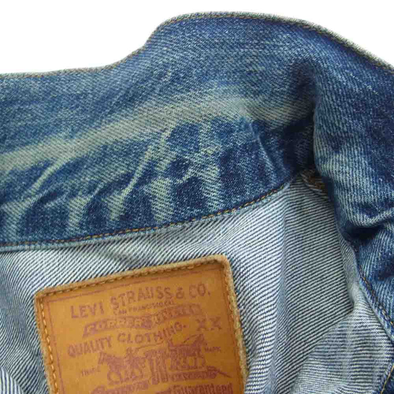 Levi's リーバイス 70501 90s 1st 復刻 USA製 BIGE ボタン裏555 バレンシア工場 アメリカ製 ビッグイー ファースト デニムジャケット 36【中古】