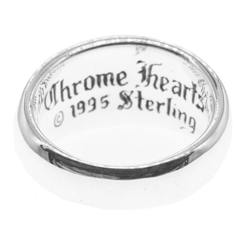 CHROME HEARTS クロムハーツ（原本無） HEART IN BAND ハートインバンド リング シルバー系 19号【中古】