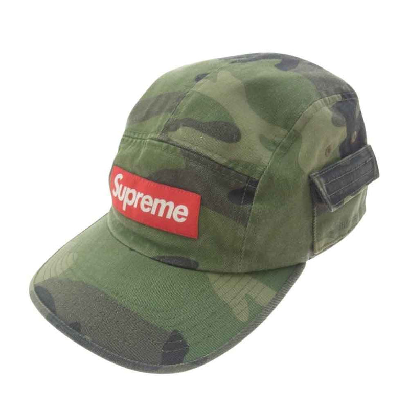 Supreme シュプリーム 16AW Wildlife Side Pocket Camp Cap サイド ポケット キャップ カモ柄 迷彩 マルチカラー系 グリーン系【中古】