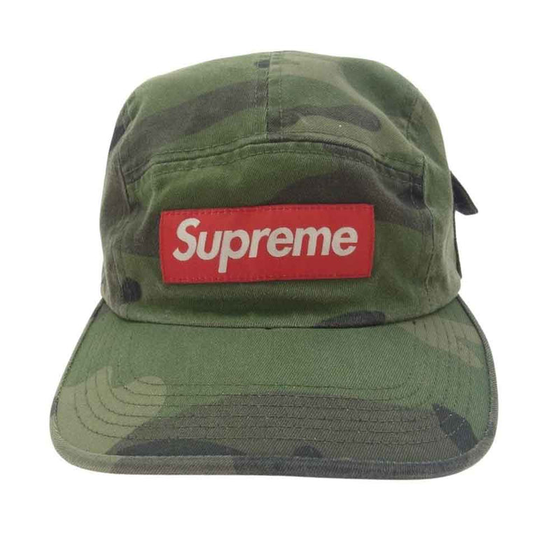 Supreme シュプリーム 16AW Wildlife Side Pocket Camp Cap サイド ポケット キャップ カモ柄 迷彩 マルチカラー系 グリーン系【中古】