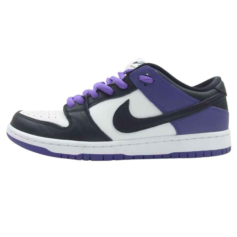 NIKE SB ナイキエスビー BQ6817-500 SB Dunk Low Pro Court Purple ダンク ロー プロ スニーカー パープル系 ホワイト系 27.5cm【中古】