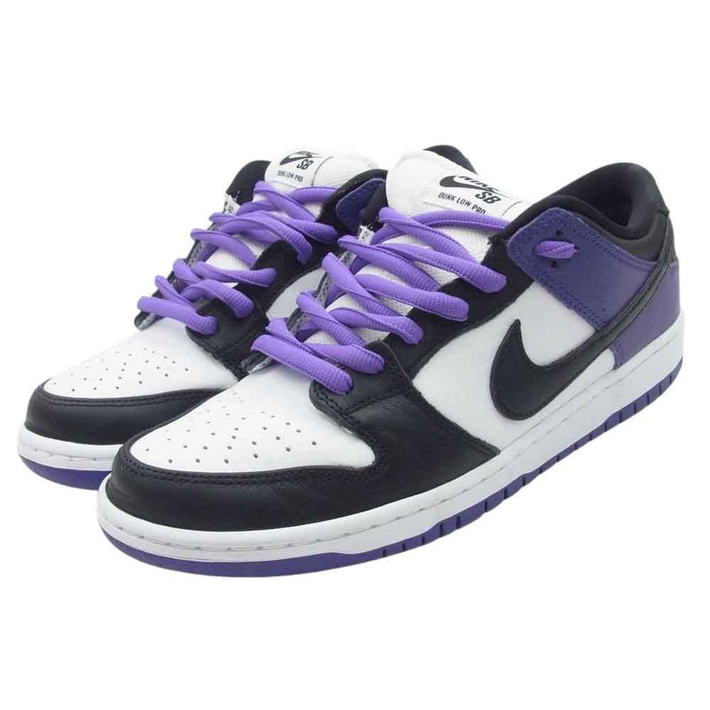 NIKE SB ナイキエスビー BQ6817-500 SB Dunk Low Pro Court Purple ダンク ロー プロ スニーカー パープル系 ホワイト系 27.5cm【中古】