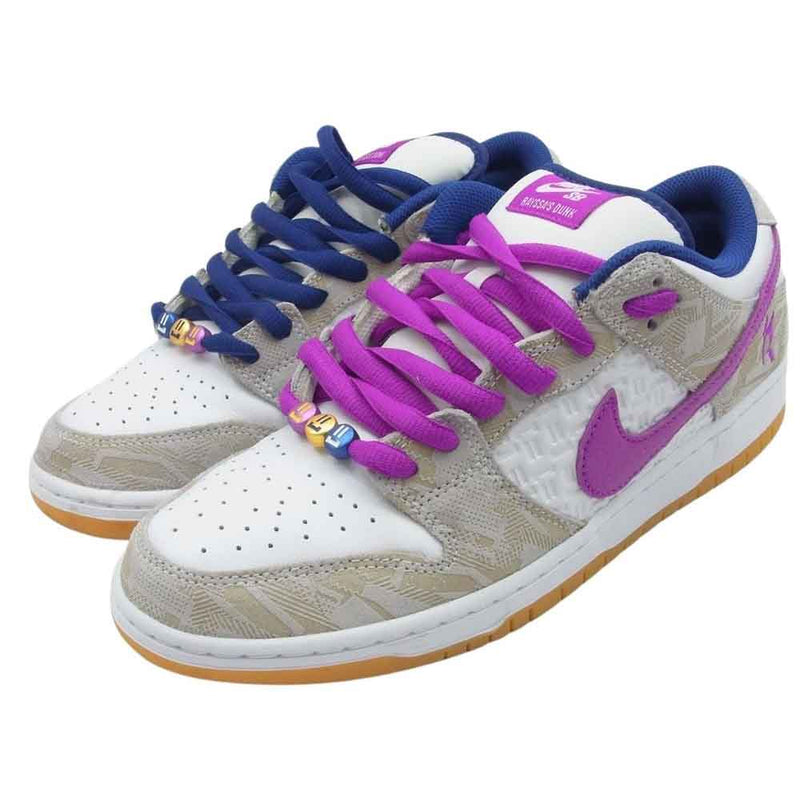 NIKE SB ナイキエスビー FZ5251-001 SB × Rayssa Leal Dunk Low PRM Pure Platinum and Vivid Purple ライッサ・レアウ ダンク ロー ピュアプラチナム アンド ヴィヴィッドパープル ブルー系 パープル系 27.5cm【中古】